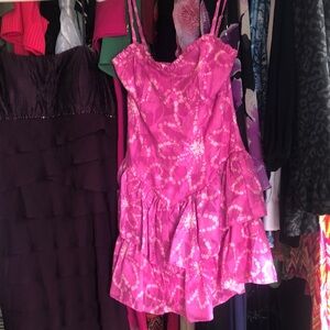 Wild Fable Pink Floral Mini Dress